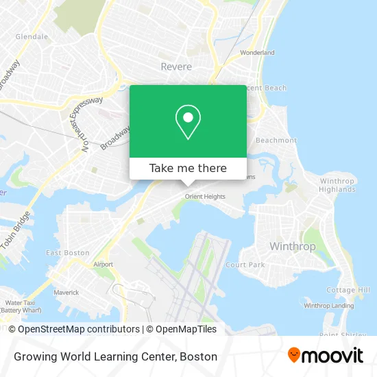 Growing World Learning Center map