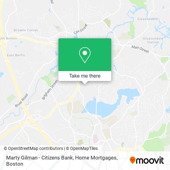 Marty Gilman - Citizens Bank, Home Mortgages map