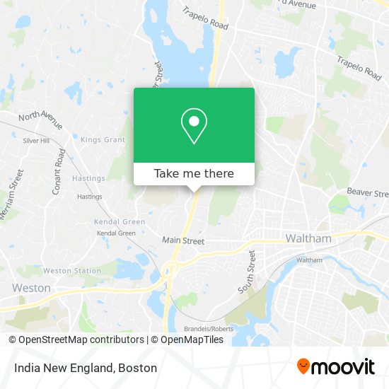 India New England map