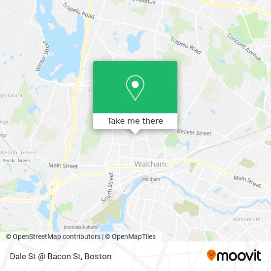 Dale St @ Bacon St map