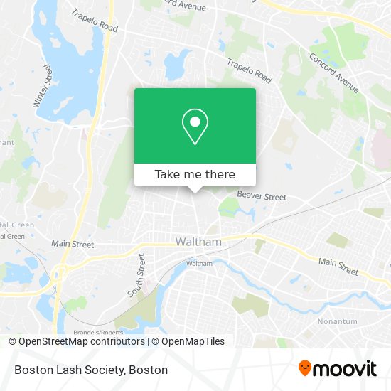 Boston Lash Society map