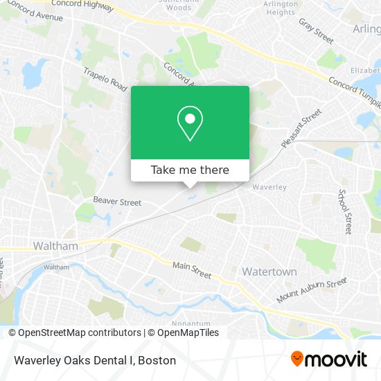 Waverley Oaks Dental I map