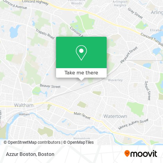 Azzur Boston map