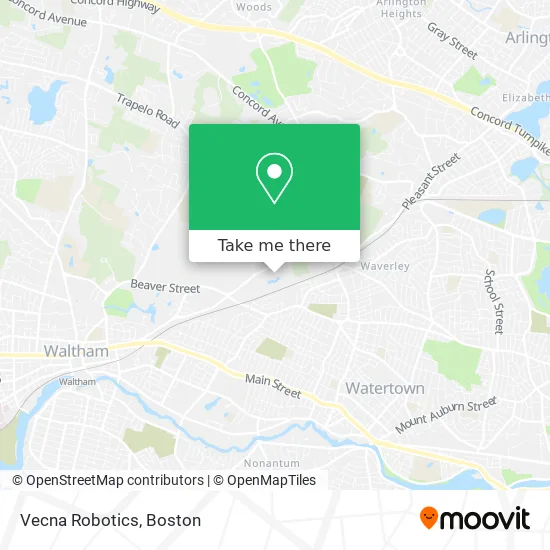 Vecna Robotics map