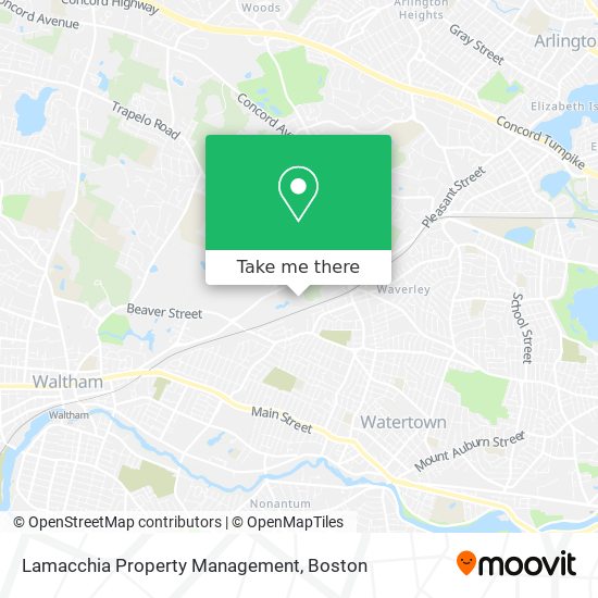 Lamacchia Property Management map