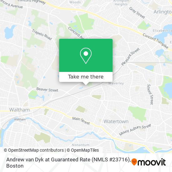 Andrew van Dyk at Guaranteed Rate (NMLS #23716) map