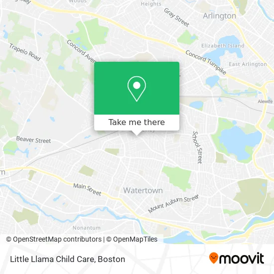 Little Llama Child Care map