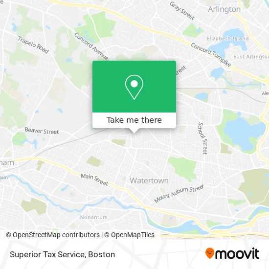Superior Tax Service map