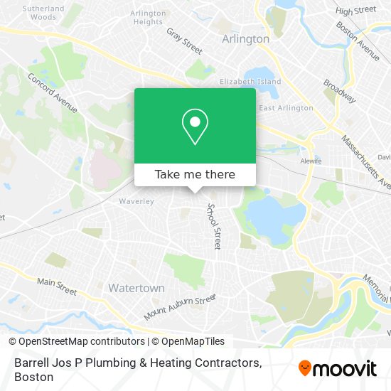 Mapa de Barrell Jos P Plumbing & Heating Contractors