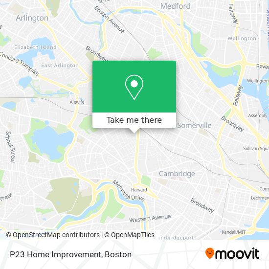 P23 Home Improvement map