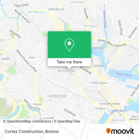 Cortez Construction map