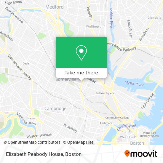 Elizabeth Peabody House map