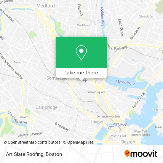 Art Slate Roofing map