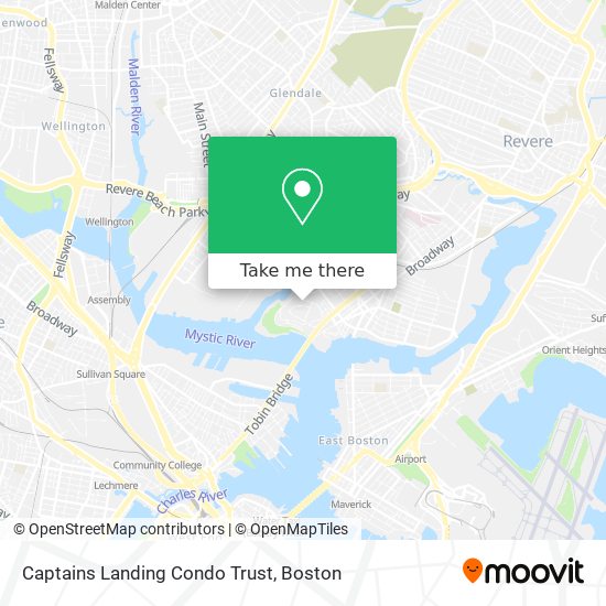 Captains Landing Condo Trust map