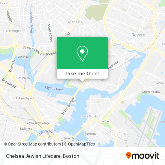 Chelsea Jewish Lifecare map