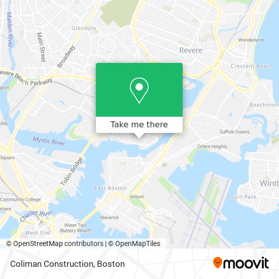 Coliman Construction map