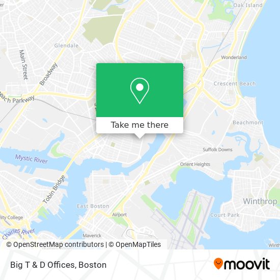 Big T & D Offices map