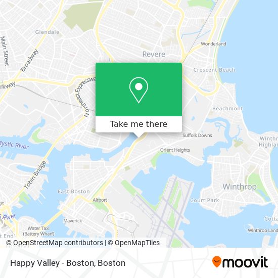 Happy Valley - Boston map