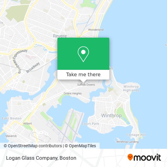 Mapa de Logan Glass Company