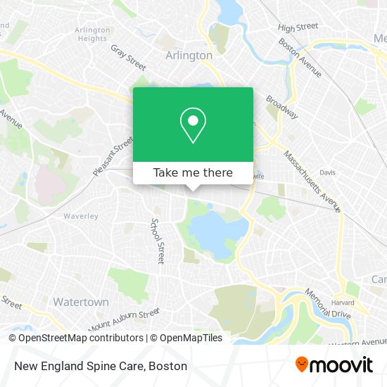 New England Spine Care map