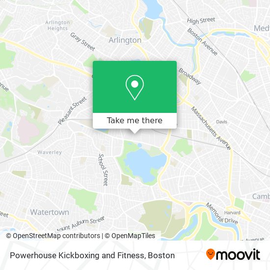 Powerhouse Kickboxing and Fitness map