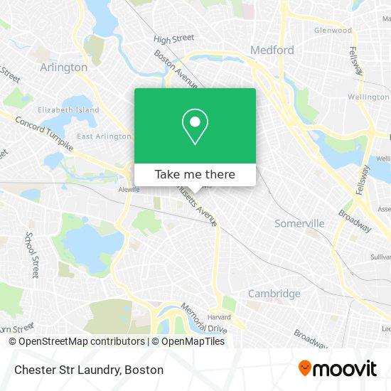 Mapa de Chester Str Laundry
