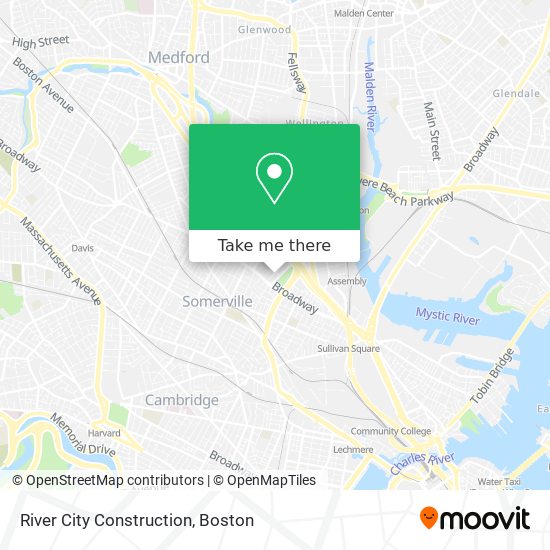 River City Construction map