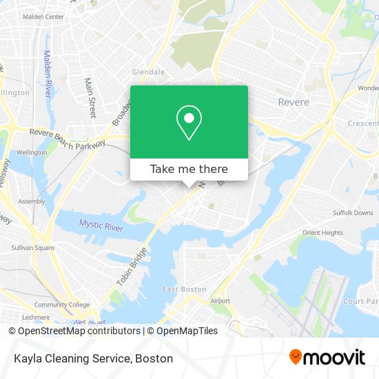 Mapa de Kayla Cleaning Service