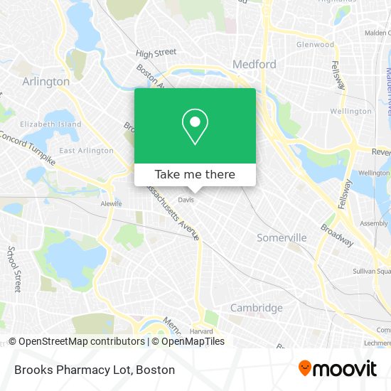 Brooks Pharmacy Lot map