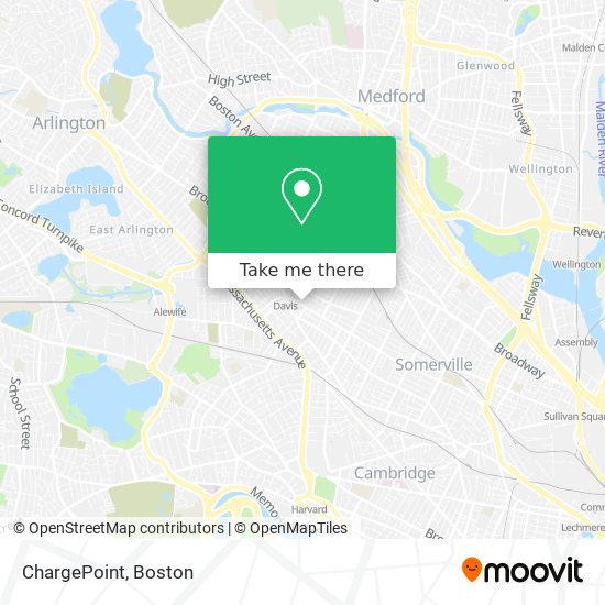 ChargePoint map