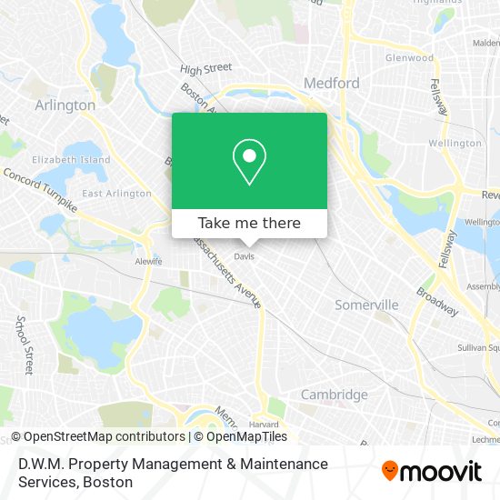 Mapa de D.W.M. Property Management & Maintenance Services