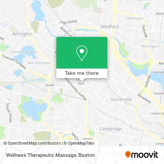 Wellness Therapeutic Massage map