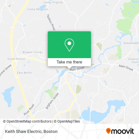 Keith Shaw Electric map