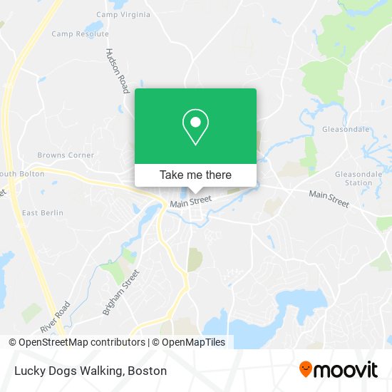 Lucky Dogs Walking map