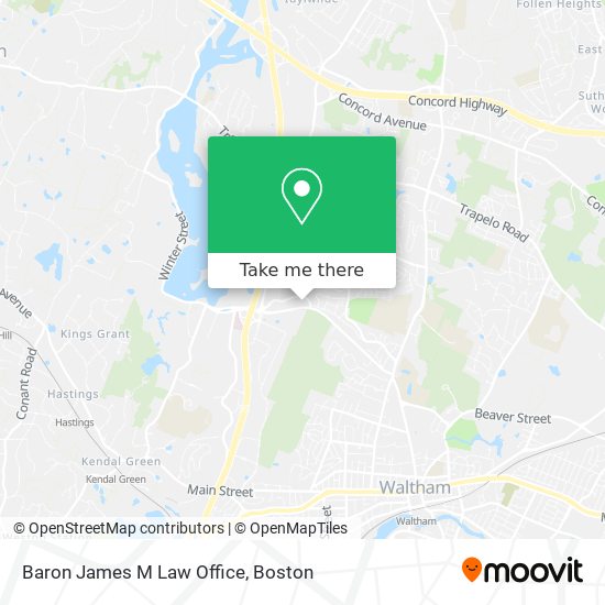 Mapa de Baron James M Law Office