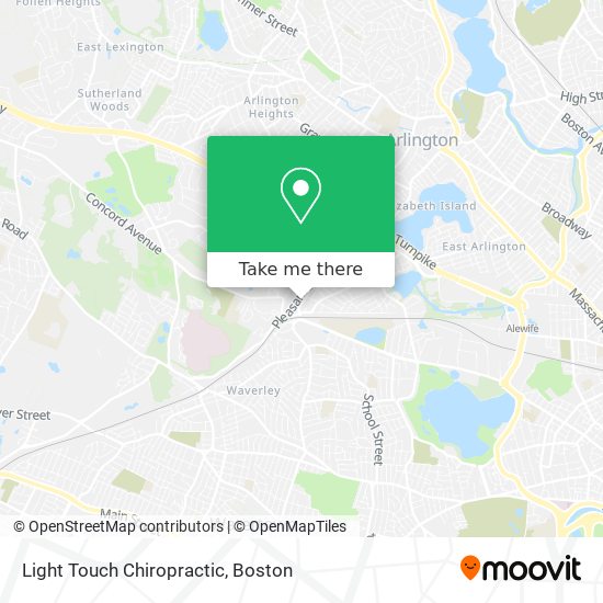 Light Touch Chiropractic map