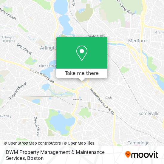 DWM Property Management & Maintenance Services map