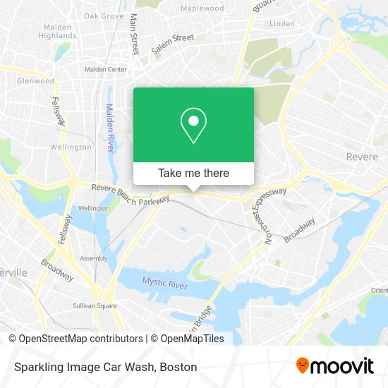 Sparkling Image Car Wash map