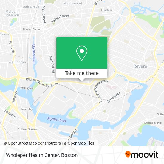 Wholepet Health Center map