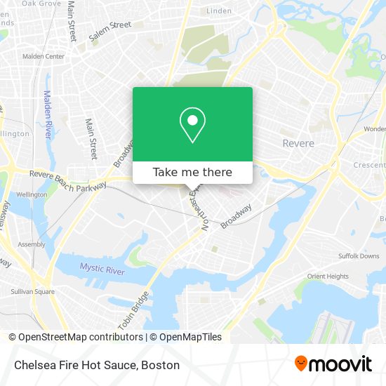 Chelsea Fire Hot Sauce map