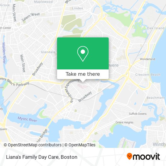 Liana's Family Day Care map