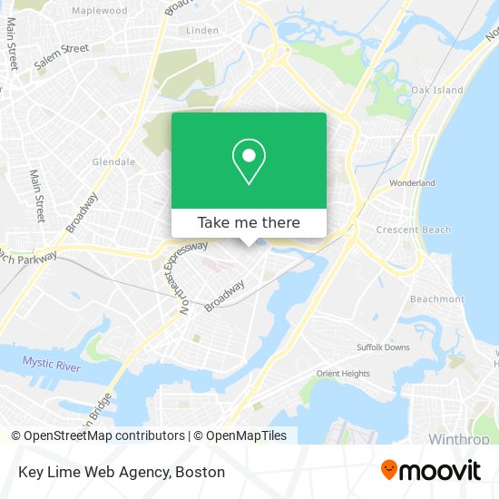 Mapa de Key Lime Web Agency