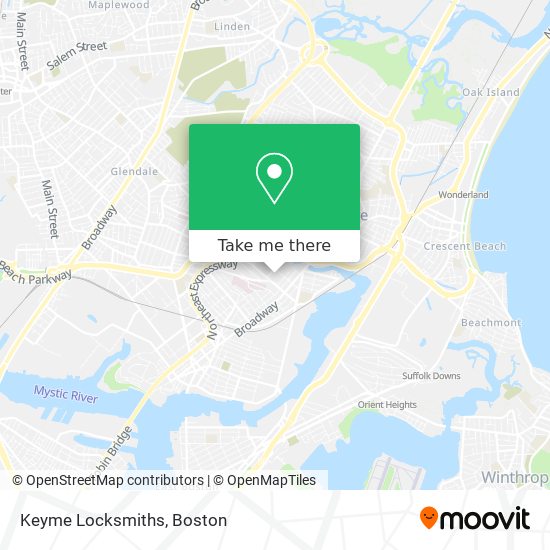 Keyme Locksmiths map