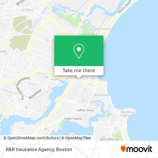 Mapa de R&R Insurance Agency