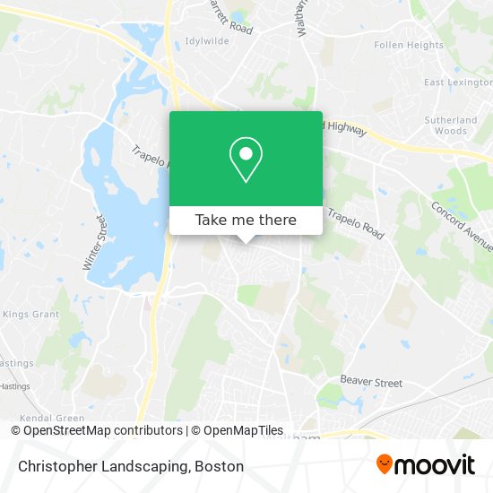 Christopher Landscaping map