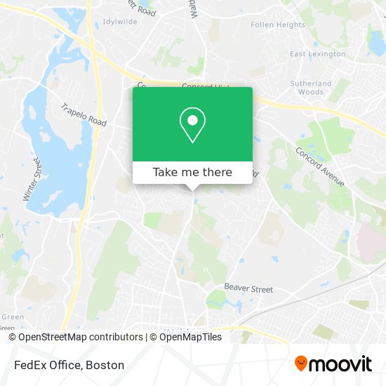 FedEx Office map