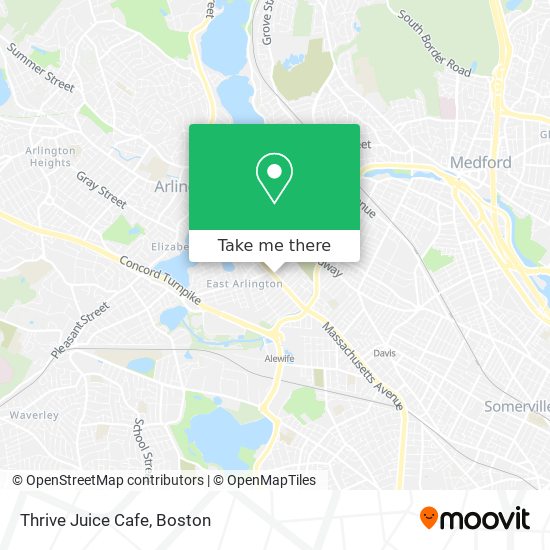 Thrive Juice Cafe map