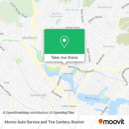 Monro Auto Service and Tire Centers map