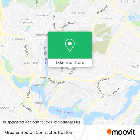 Greater Boston Contractor map