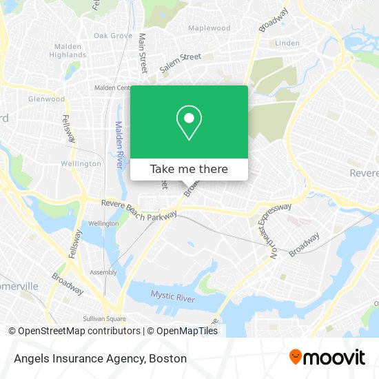 Mapa de Angels Insurance Agency